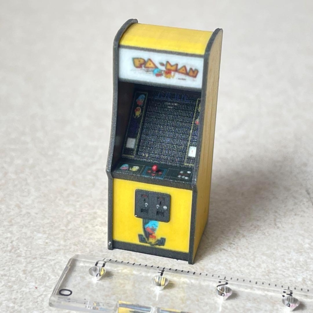 1/43 ゲーム機 ゲーム筐体 ミニチュア フィギュアに ジオラマ ゲームセンター ゲーセン ミニカーに ミンチユアイメージ
