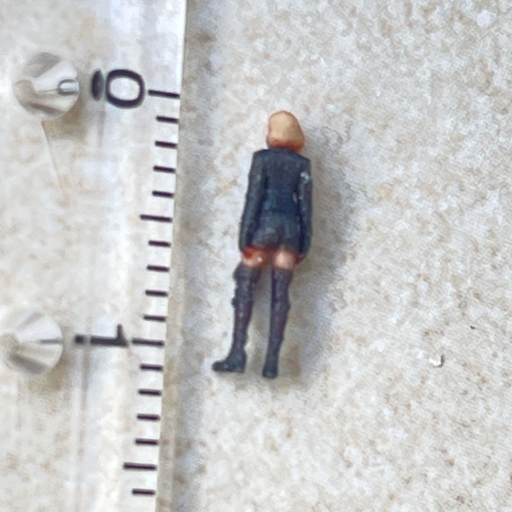 Nゲージ 1/150 3DA-RIONA リオナ フィギュア リアルフィギュア 完成品 鉄道模型 ジオラマ レイアウト ミニチュアイメージ 3D