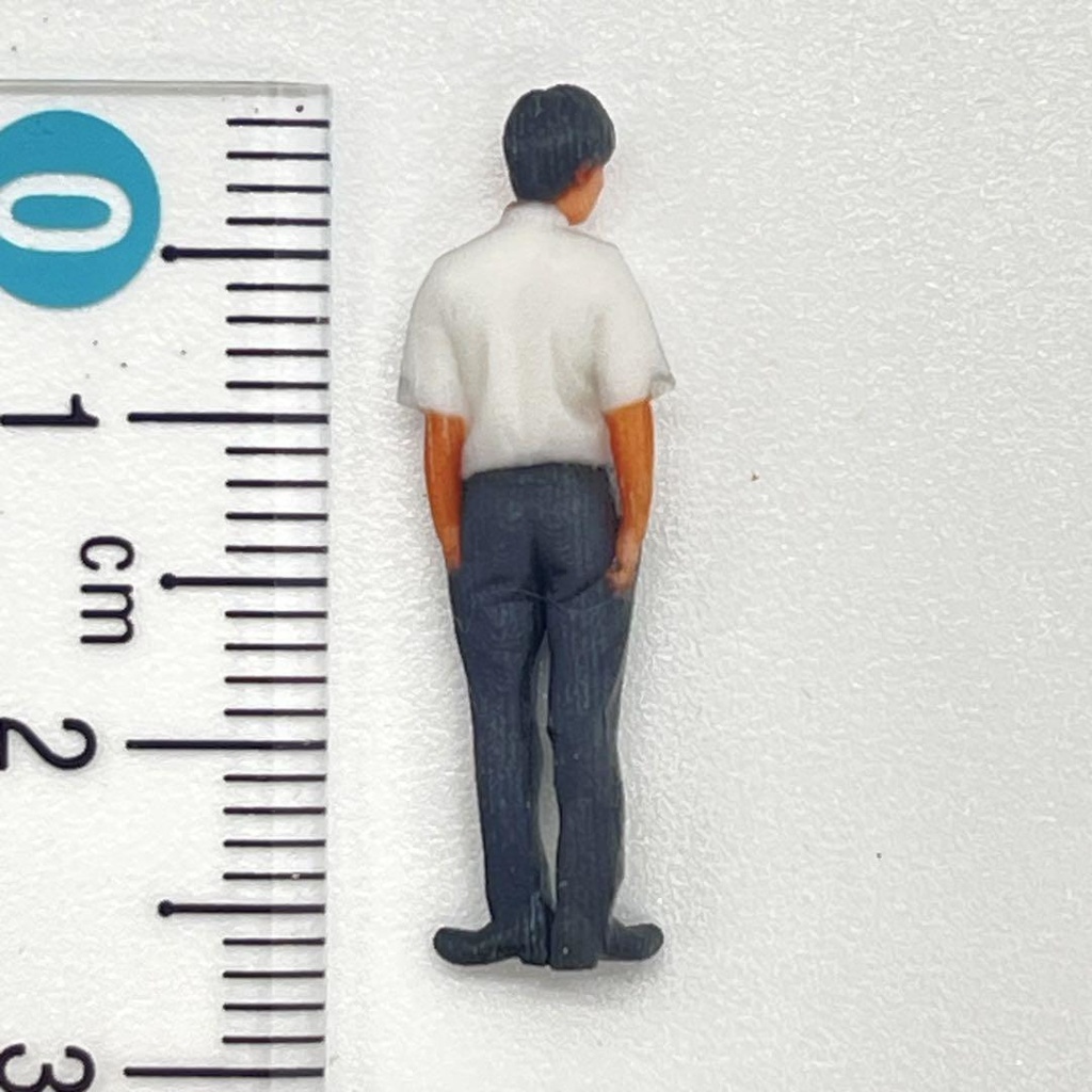 1/64 3DA-DG-002 男子学生 フィギュア リアルフィギュア 完成品 ミニチュアイメージ ジオラマ ミニチュア 3D ミニカーに