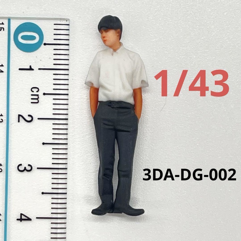 1/43 3DA-DG-002 フィギュア リアルフィギュア 完成品 学生 ミニチュア ミニチュアイメージ 3D ジオラマ