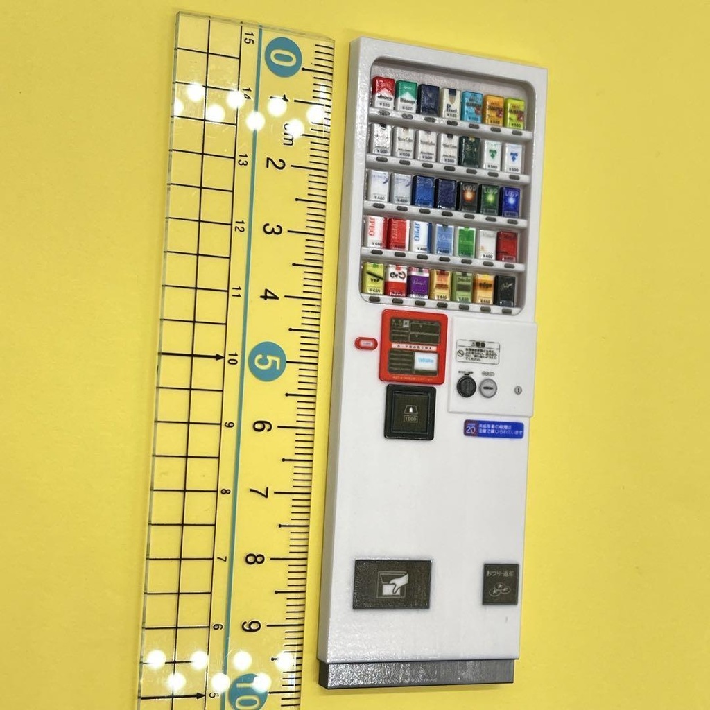 1/18 ミニチュア タバコ自販機 自販機 ミニチュアイメージ ジオラマ ドールハウス ミニカーに