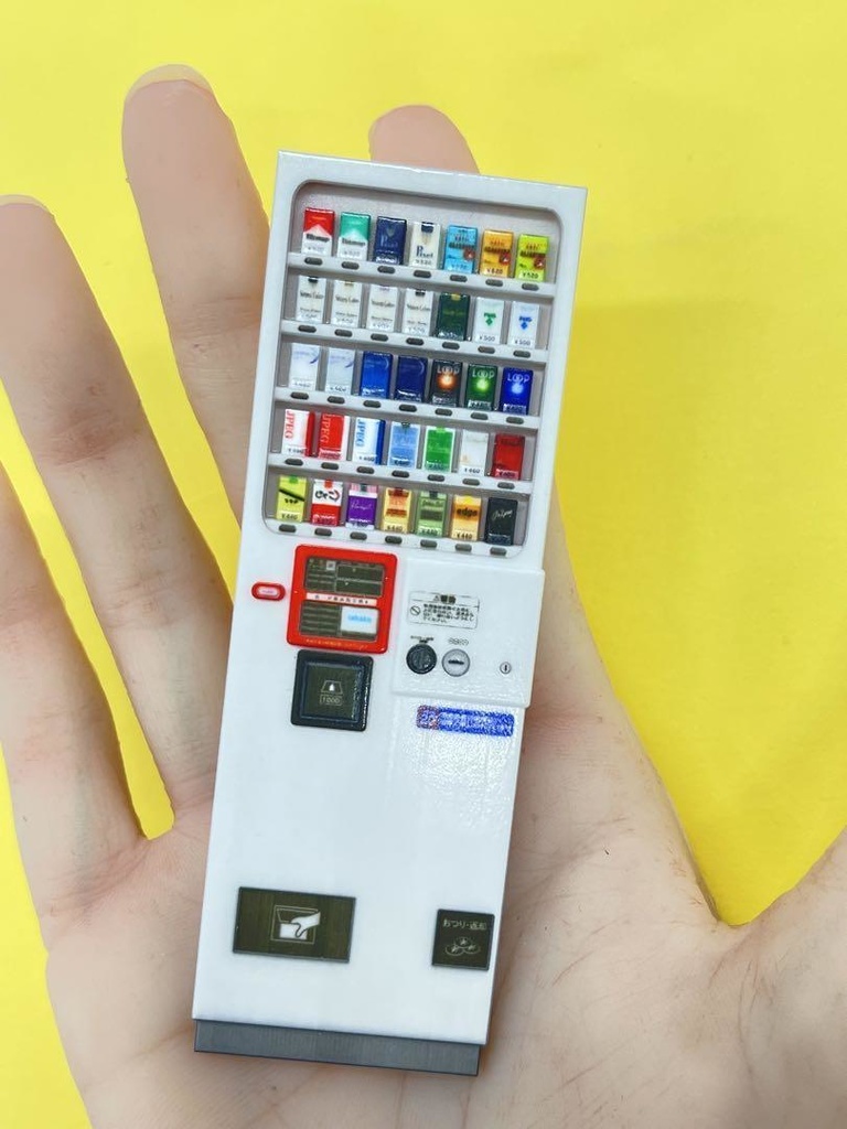 1/18 ミニチュア タバコ自販機 自販機 ミニチュアイメージ ジオラマ ドールハウス ミニカーに