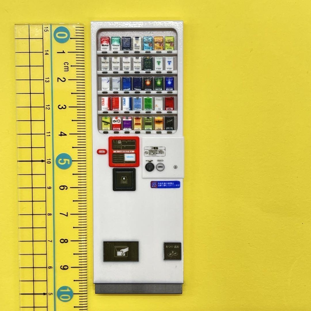 1/18 ミニチュア タバコ自販機 自販機 ミニチュアイメージ ジオラマ ドールハウス ミニカーに