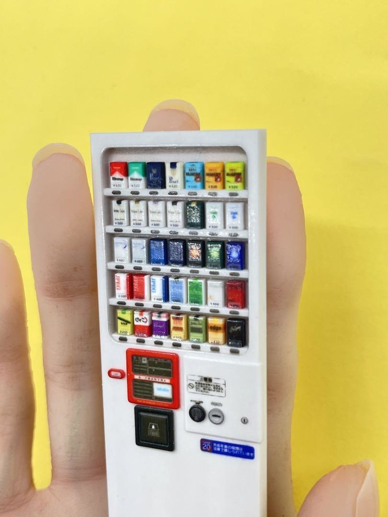 1/18 ミニチュア タバコ自販機 自販機 ミニチュアイメージ ジオラマ ドールハウス ミニカーに