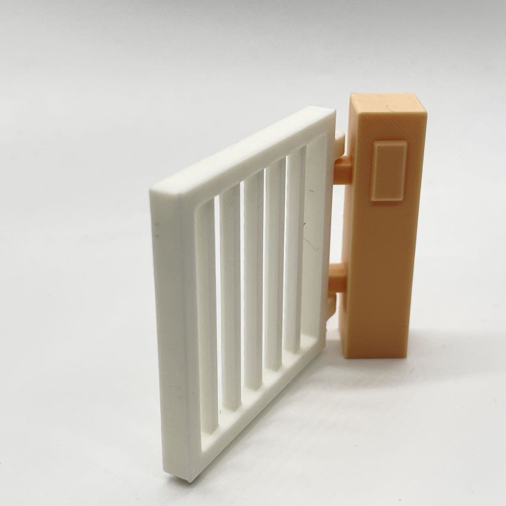 ミニチュア 門扉 ドールハウスに シルバニアに ジオラマに ミニチュアイメージ 3D