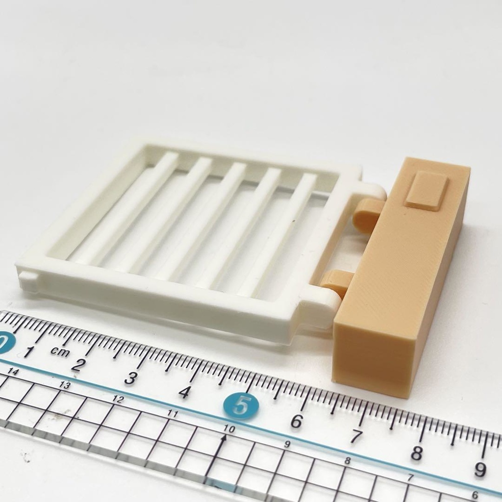 ミニチュア 門扉 ドールハウスに シルバニアに ジオラマに ミニチュアイメージ 3D