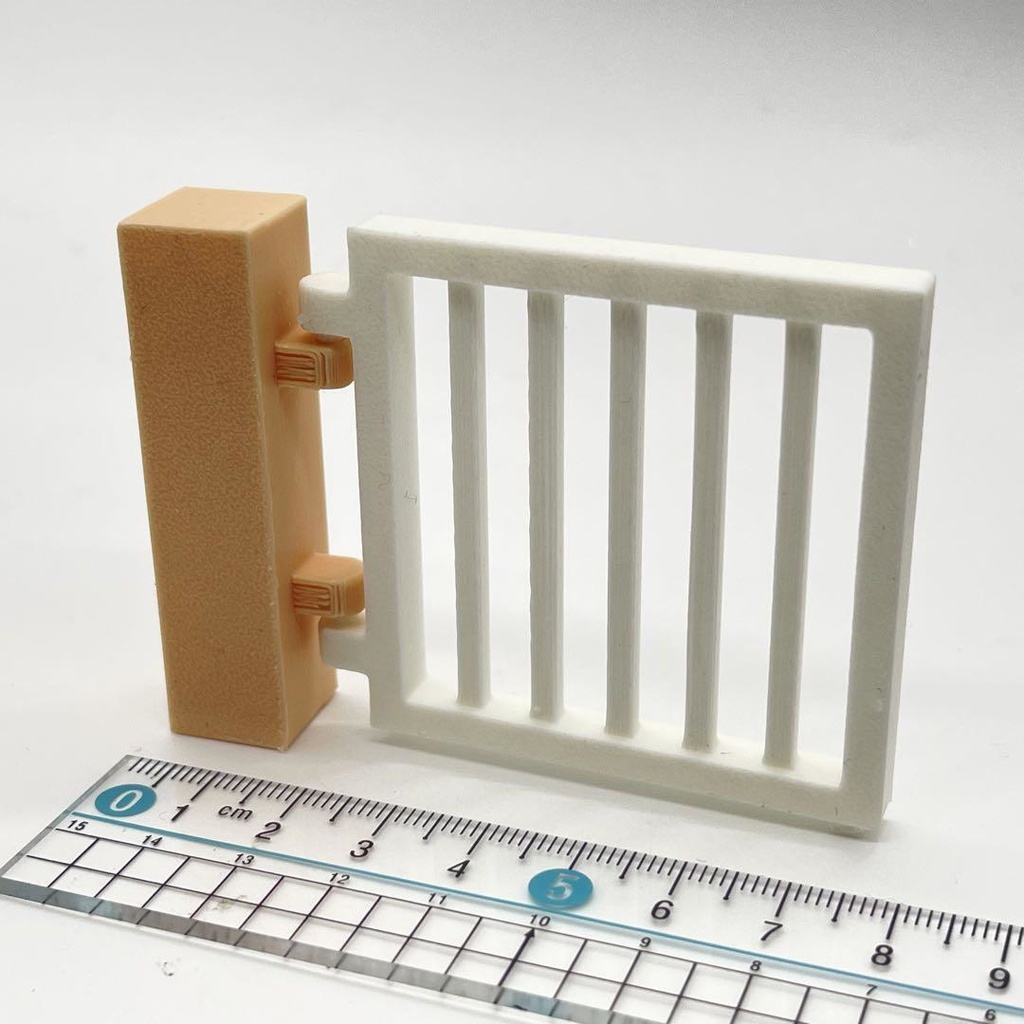 ミニチュア 門扉 ドールハウスに シルバニアに ジオラマに ミニチュアイメージ 3D