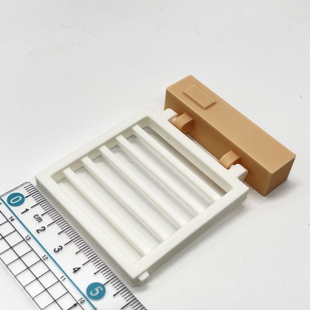 ミニチュア 門扉 ドールハウスに シルバニアに ジオラマに ミニチュアイメージ 3D