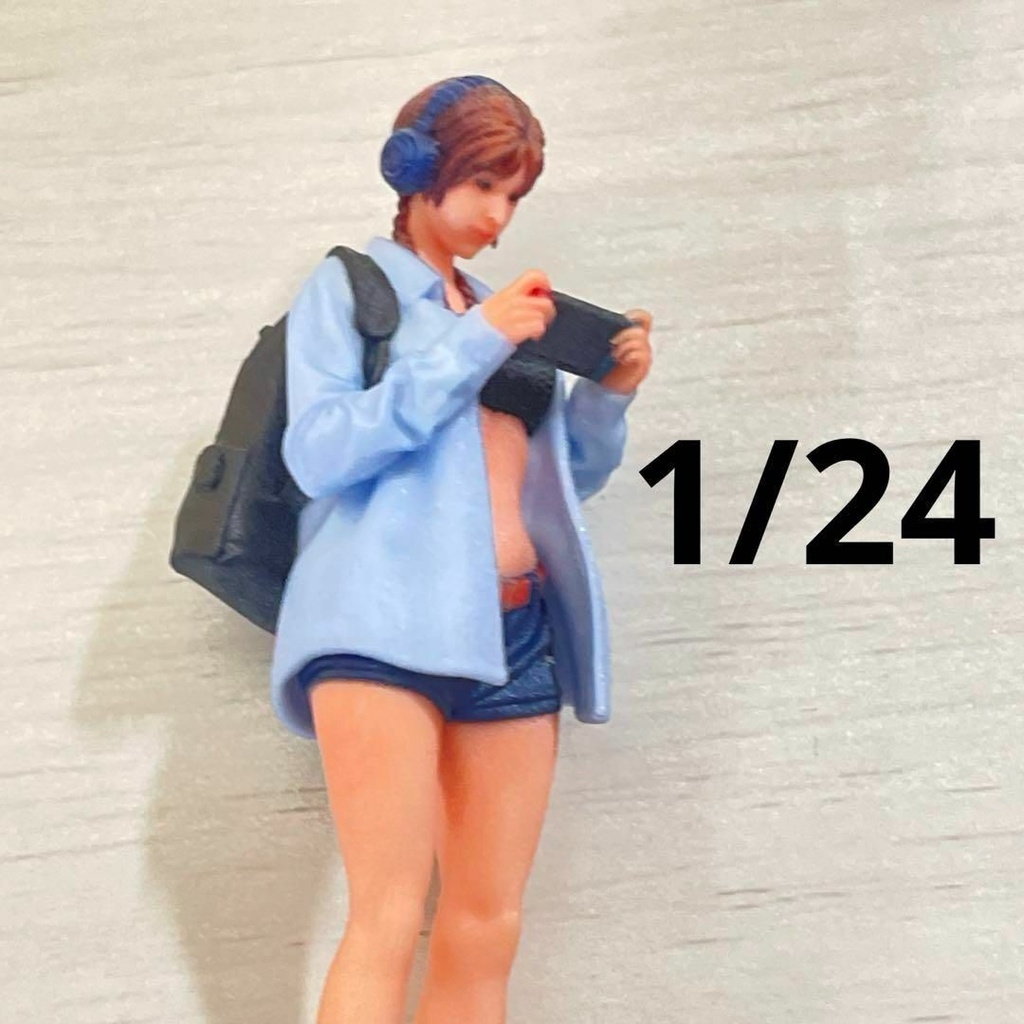 1/24 オーシャンコスモス OC-M0051 フィギュア リアルフィギュア 完成品 ミニチュア ミニカー ジオラマ ドールハウスに ミニチュアイメージ 3D人物