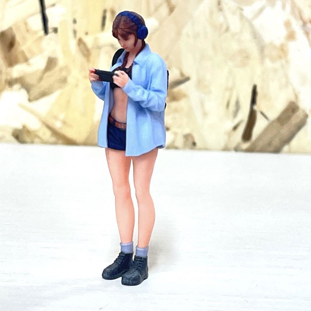 1/24 オーシャンコスモス OC-M0051 フィギュア リアルフィギュア 完成品 ミニチュア ミニカー ジオラマ ドールハウスに ミニチュアイメージ 3D人物