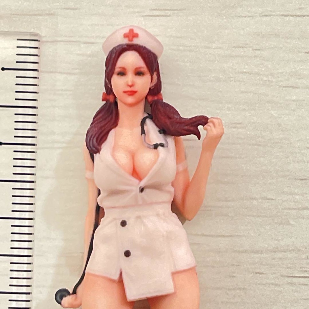 1/24 オーシャンコスモス OC-M0133 フィギュア リアルフィギュア 完成品 ミニチュアイメージ ミニカー ジオラマ ドールハウスに 3D ナース