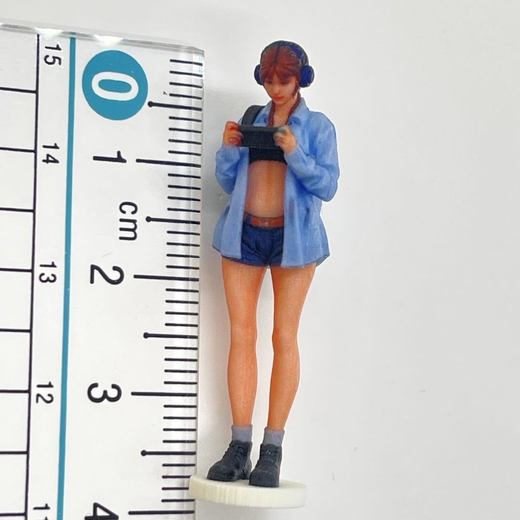 1/43 オーシャンコスモス OC-M0051 フィギュア 台付きタイプ リアルフィギュア 完成品 ミニチュアイメージ 3D