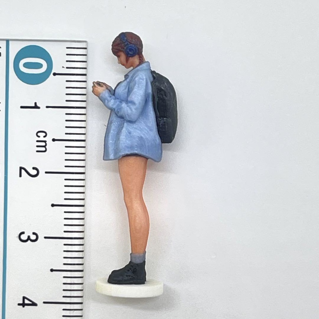 1/43 オーシャンコスモス OC-M0051 フィギュア 台付きタイプ リアルフィギュア 完成品 ミニチュアイメージ 3D