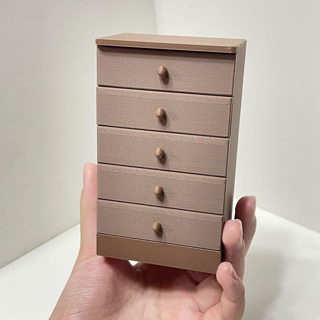 ミニチュア 取って付き 箪笥 たんす タンス 家具 ドールハウスに 完成品 ミニチュアイメージ フィギュアに リカちゃんに