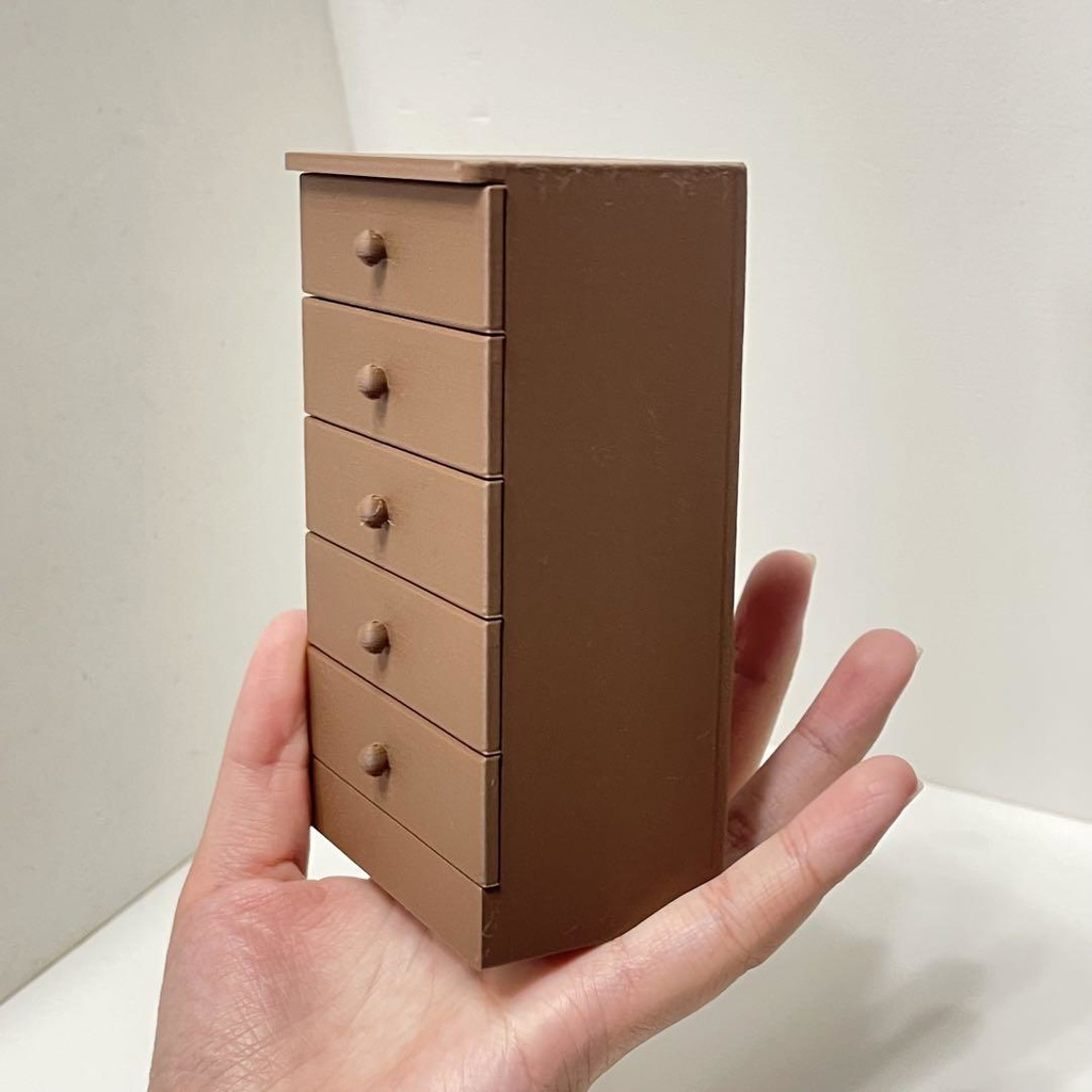 ミニチュア 取って付き 箪笥 たんす タンス 家具 ドールハウスに 完成品 ミニチュアイメージ フィギュアに リカちゃんに