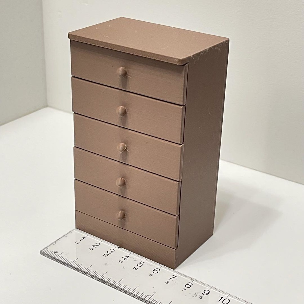 ミニチュア 取って付き 箪笥 たんす タンス 家具 ドールハウスに 完成品 ミニチュアイメージ フィギュアに リカちゃんに