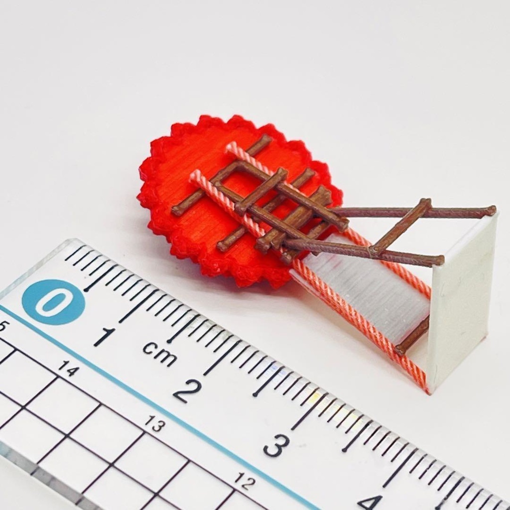 1/64 花輪② ミニチュア フィギュアに ジオラマに ミニチュアイメージ 3D 完成品