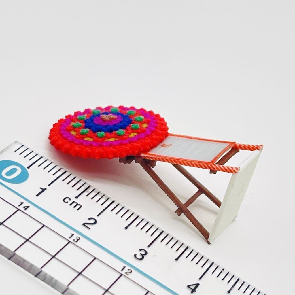 1/64 花輪② ミニチュア フィギュアに ジオラマに ミニチュアイメージ 3D 完成品