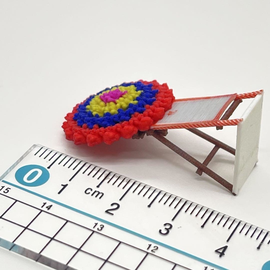 1/64 花輪 ミニチュア ジオラマに フィギュアに ミニカーに 住宅模型に 完成品 ミニチュアイメージ