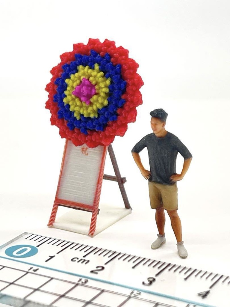 1/64 花輪 ミニチュア ジオラマに フィギュアに ミニカーに 住宅模型に 完成品 ミニチュアイメージ