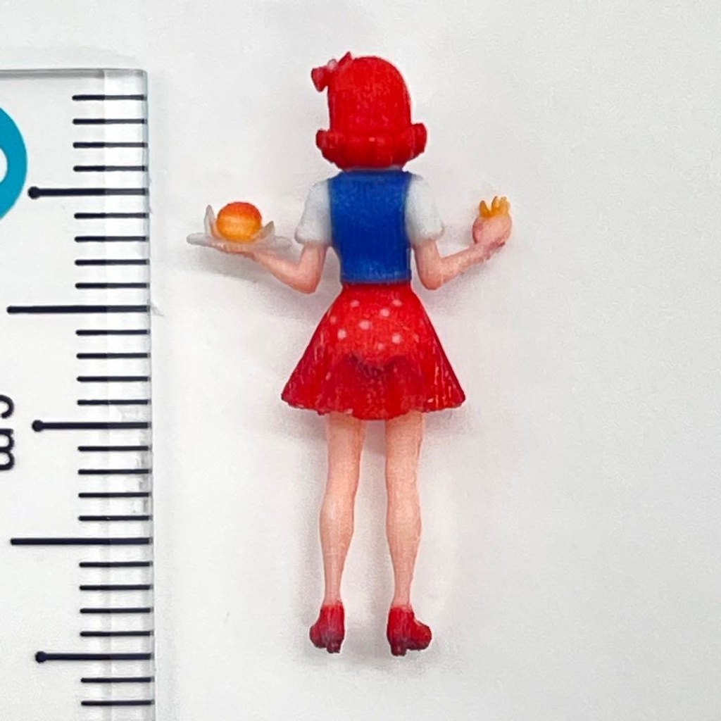 1/64 ウェイトレス② フィギュア 完成品 リアルフィギュア ダイナー ジオラマ ミニカーに ミニチュア ミニチュアイメージ