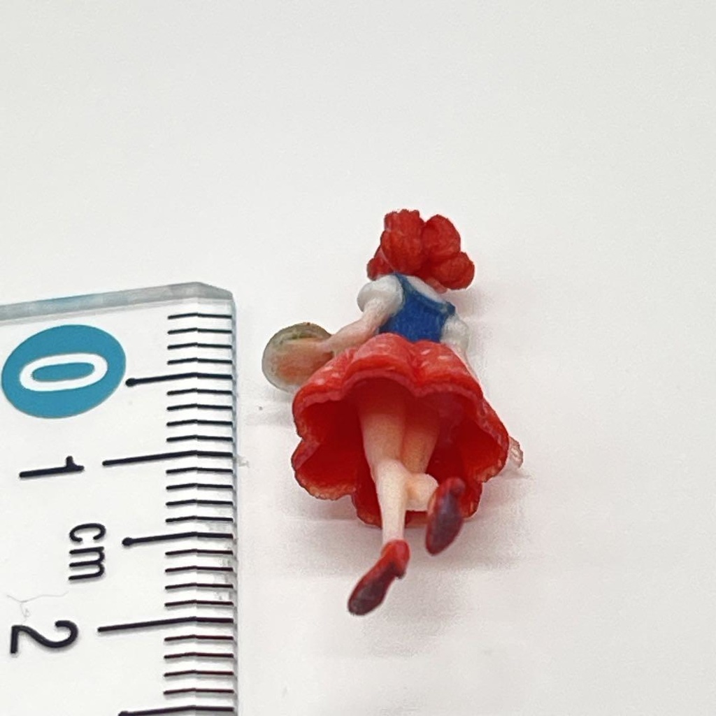 1/64 ウェイトレス① フィギュア リアルフィギュア 完成品 ミニチュア ミニカー ジオラマ 住宅模型 ダイナー 3D ミニチュアイメージ