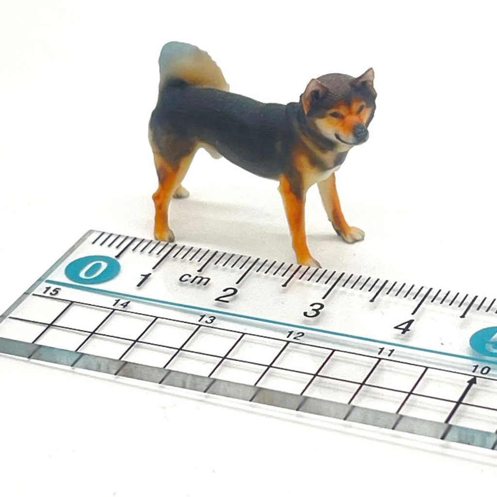 3cm 犬 ぽんた フィギュア リアルフィギュア 完成品 ミニチュア ミニカーに ドールハウスに ジオラマに