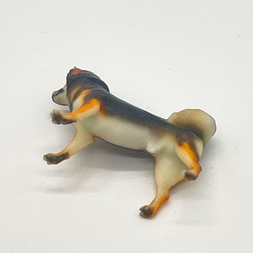 3cm 犬 ぽんた フィギュア リアルフィギュア 完成品 ミニチュア ミニカーに ドールハウスに ジオラマに