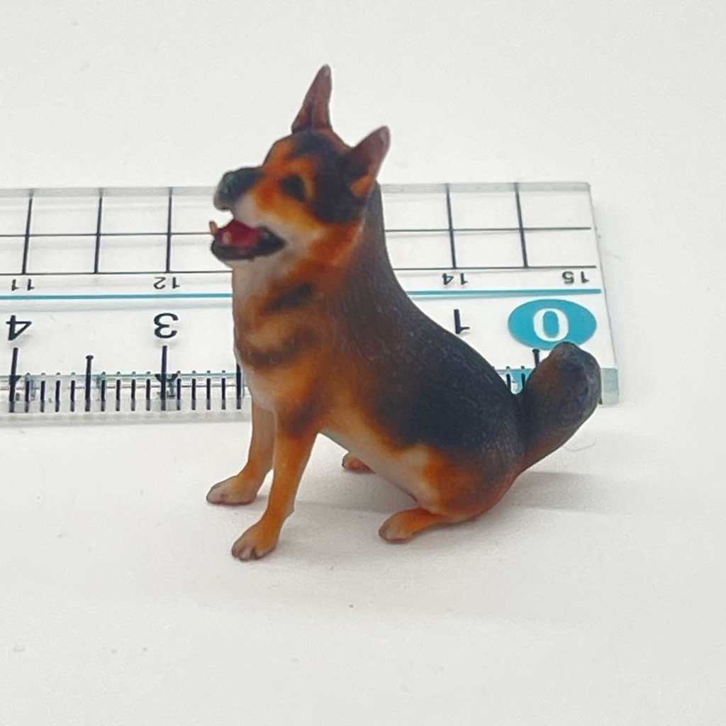 3cm 犬 フィギュア ミニチュア 完成品 ジオラマ ドールハウス ミニカーに