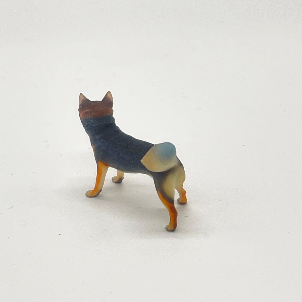 3cm 犬 フィギュア ミニチュア 完成品 ジオラマ ドールハウス ミニカーに