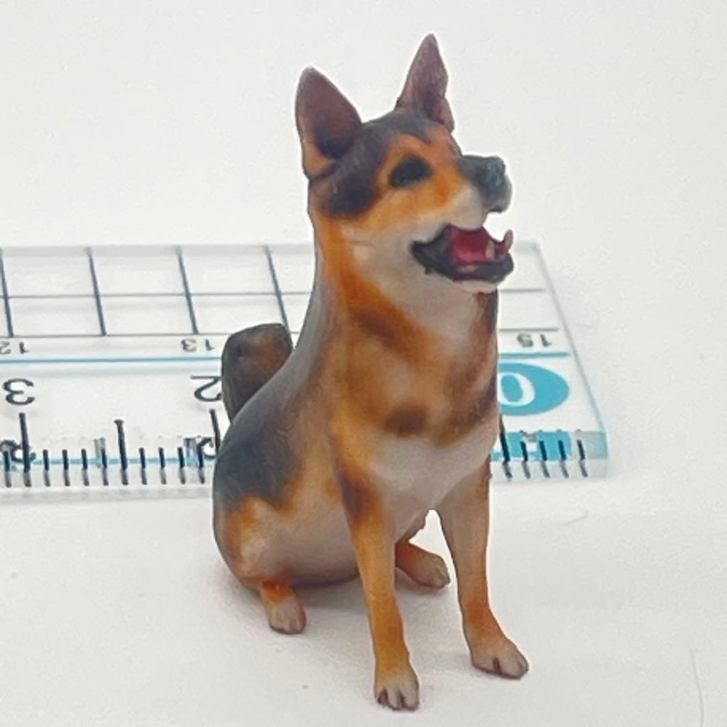 3cm 犬 フィギュア ミニチュア 完成品 ジオラマ ドールハウス ミニカーに