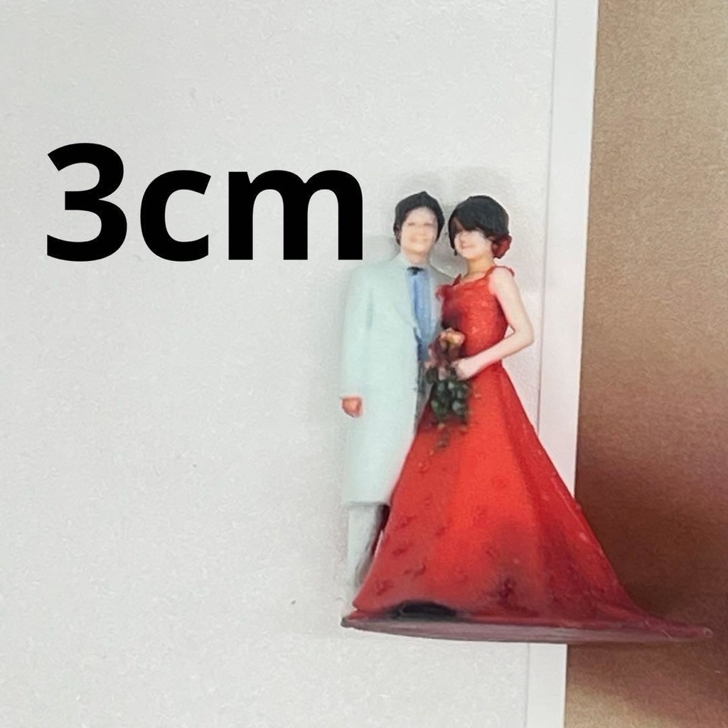 3cm ミニチュア フィギュア リアルフィギュア ウェディングフィギュア 完成品 ジオラマに ミニカーに 住宅模型に