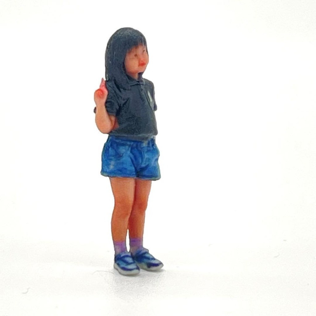 1/64 女の子 フィギュア ミニチュア リアルフィギュア 完成品 ミニチュアイメージ ミニカー トミカに ジオラマに