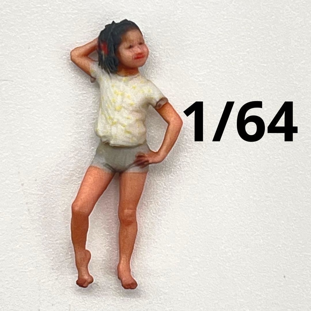 1/64 asuka フィギュア リアルフィギュア 完成品 ミニチュアイメージ ミニカー ジオラマ 住宅模型 3D トミカに