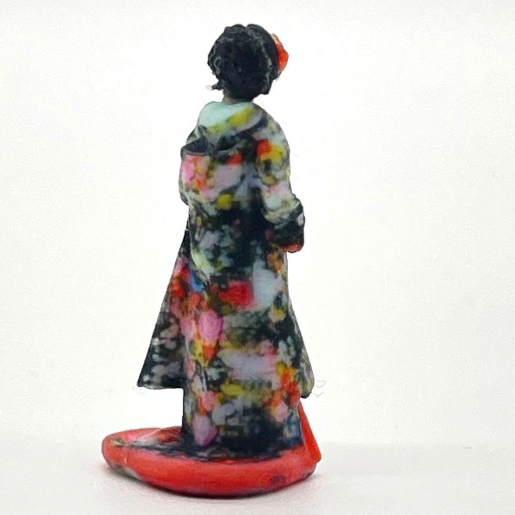 1/64 和装 和服 着物 フィギュア 新婦 リアルフィギュア 完成品 ミニチュア ミニカー ジオラマ 住宅模型 トミカに