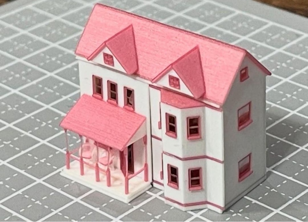 ミニチュア 3D ドールハウス 住宅模型 ジオラマ タイニーハウス リーメントに フィギュアに ジオラマ ミニチュアイメージ 建築模型 3D リカちゃん フィギュアに
