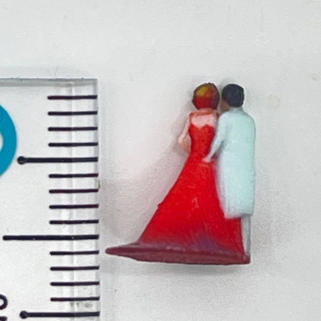 Nゲージ 結婚式 ウエディング フィギュア ミニチュア ジオラマ 鉄道模型 住宅模型 3Dフィギュア