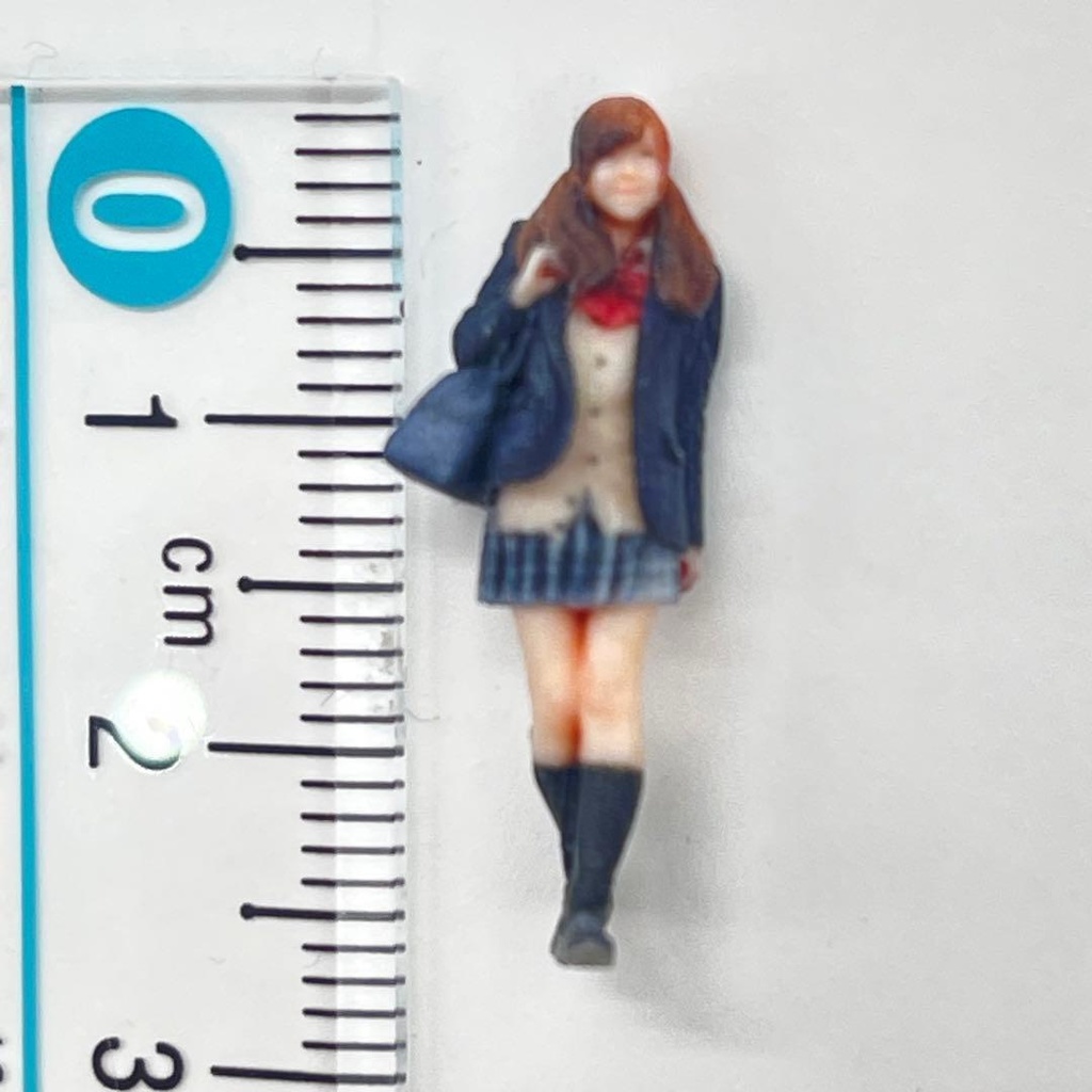 1/64 ミニチュア フィギュア 女性 リアルフィギュア ジオラマ ミニカー 住宅模型 3Dフィギュア ミニチュアイメージ