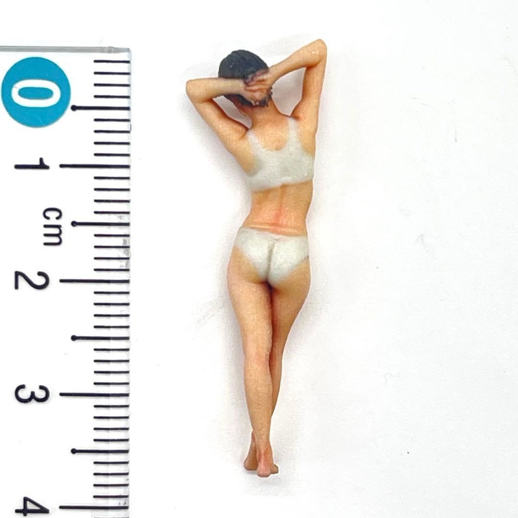 1/43 水着 3DA-X-SS-002 フィギュア ジオラマ 1/64より大 ミニチュアイメージ リアルフィギュア 3Dフィギュア