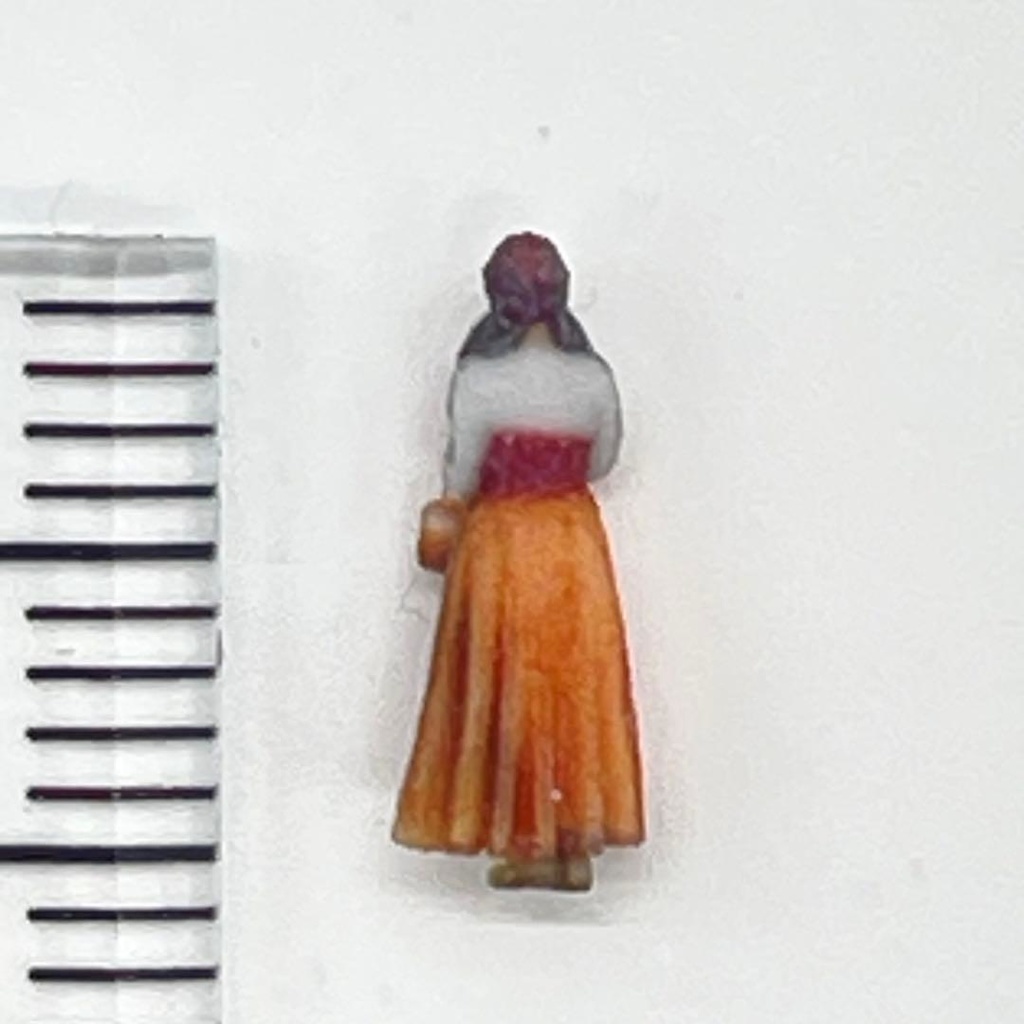 Nゲージ 1/150 3DA-X-PT-002 ロングスカート フィギュア リアルフィギュア 鉄道模型 ジオラマ 完成品 3Dフィギュア ミニチュアイメージ