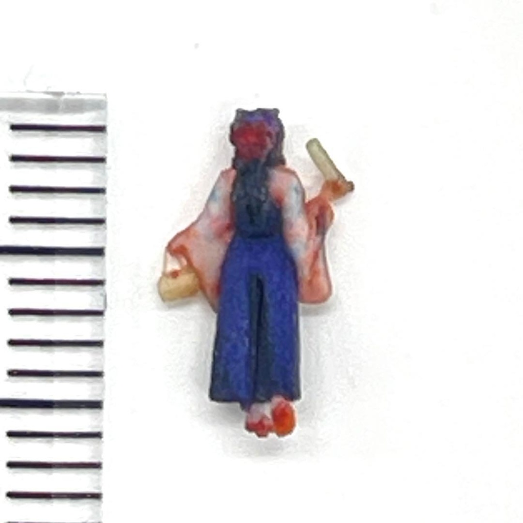 Nゲージ 3DA-X-PT-005 はかま 和服 着物 卒業式 フィギュア ジオラマ 鉄道模型 レイアウト 3Dフィギュア ミニチュアイメージ リアルフィギュア 完成品