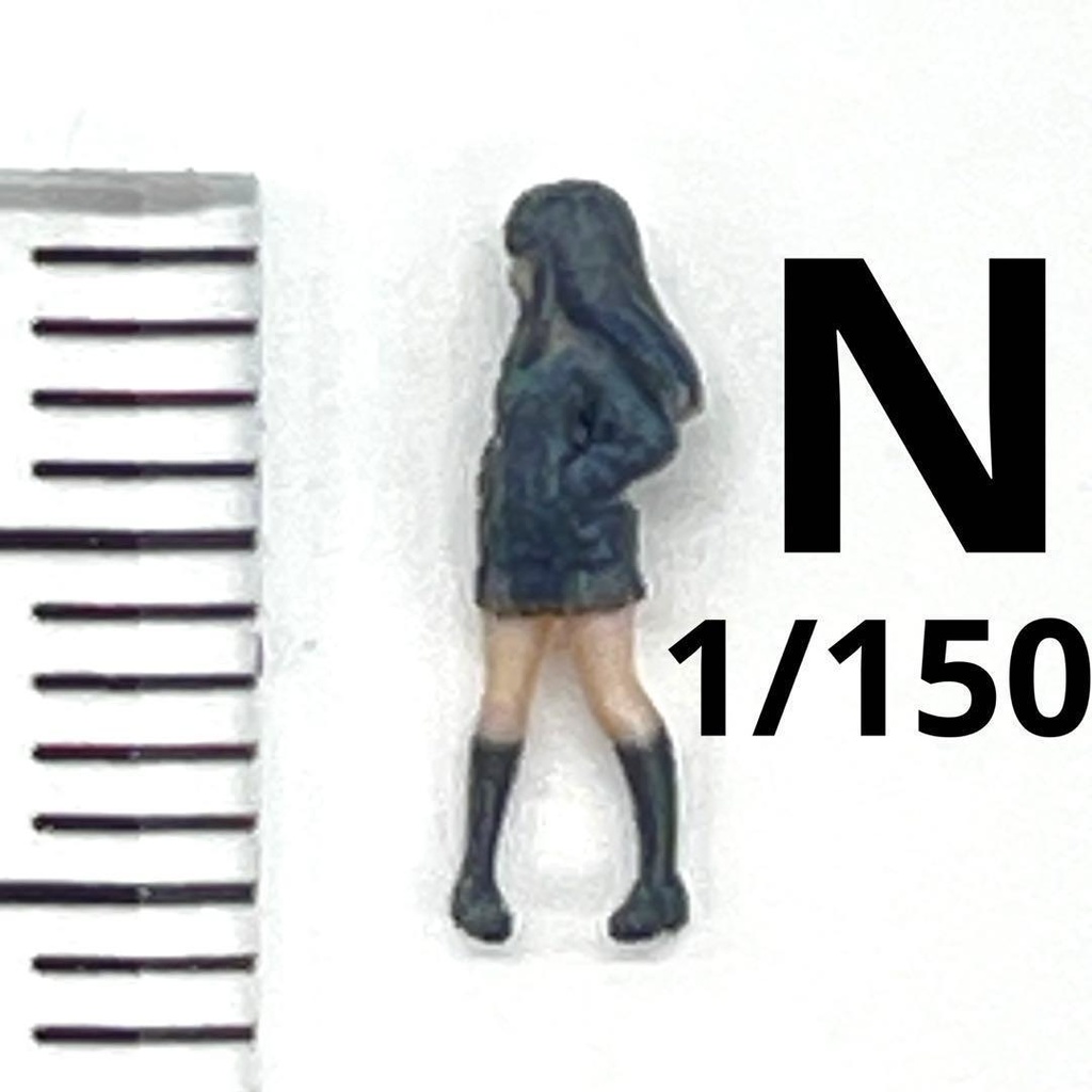 Nゲージ　３DA-FIG-005　フィギュア　ミニチュア　ジオラマ　鉄道模型　