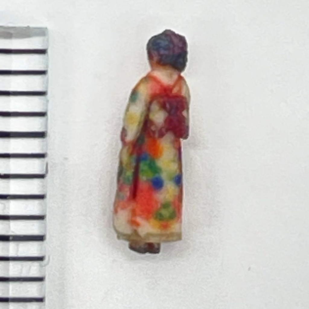 Nゲージ 3DA-X-PT-006 振袖 成人式 和服 着物 フィギュア 3Dフィギュア リアルフィギュア ミニチュア 完成品 ジオラマ レイアウト ミニチュアイメージ