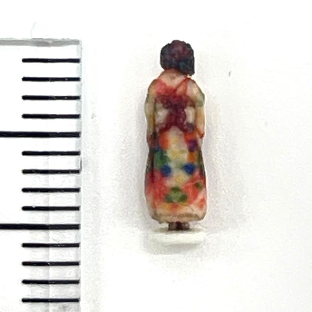 Nゲージ 3DA-X-PT-006 振袖 成人式 着物 和服 フィギュア 3Dフィギュア リアルフィギュア 鉄道模型 ジオラマ レイアウト 完成品 ミニチュア