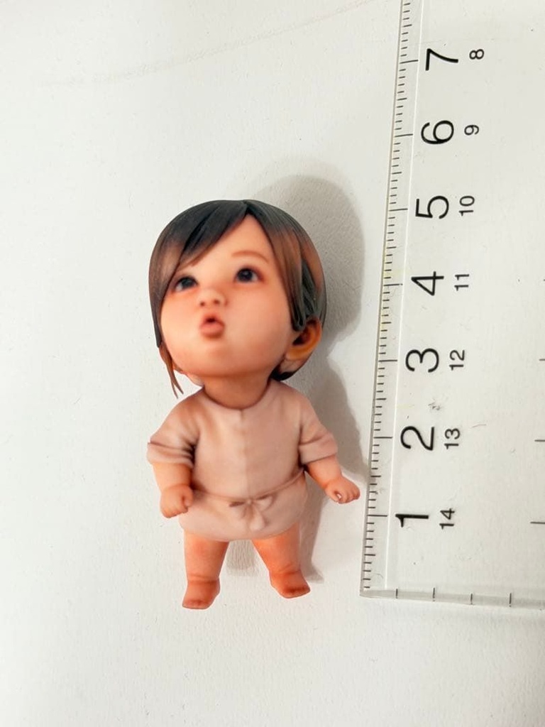 赤ちゃんフィギュア ミニチュア AIフィギュアから フィギュア 1/64より大 ドールハウスに ミニチュアイメージ 完成品