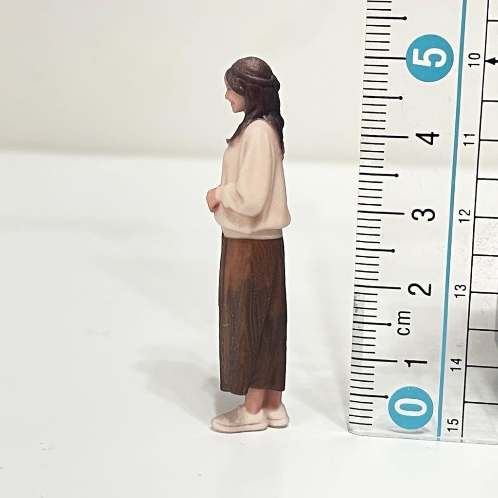 1/32 ミニチュアイメージお姉さん フィギュア リアルフィギュア 完成品 ミニチュア ミニカー ジオラマ ドールハウスに 3Dフィギュア