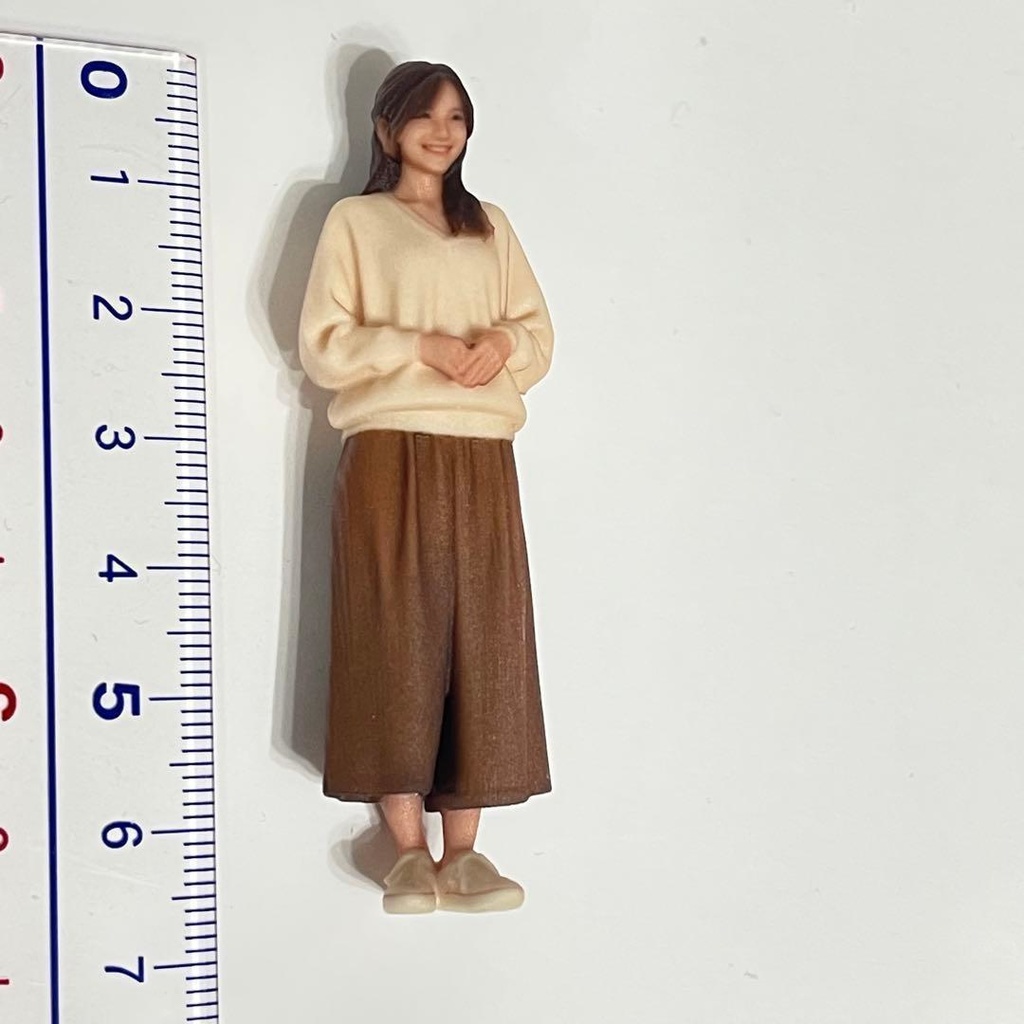 1/24 フィギュア ミニチュアイメージお姉さん リアルフィギュア 完成品 ミニチュアイメージ ミニカーに ジオラマに
