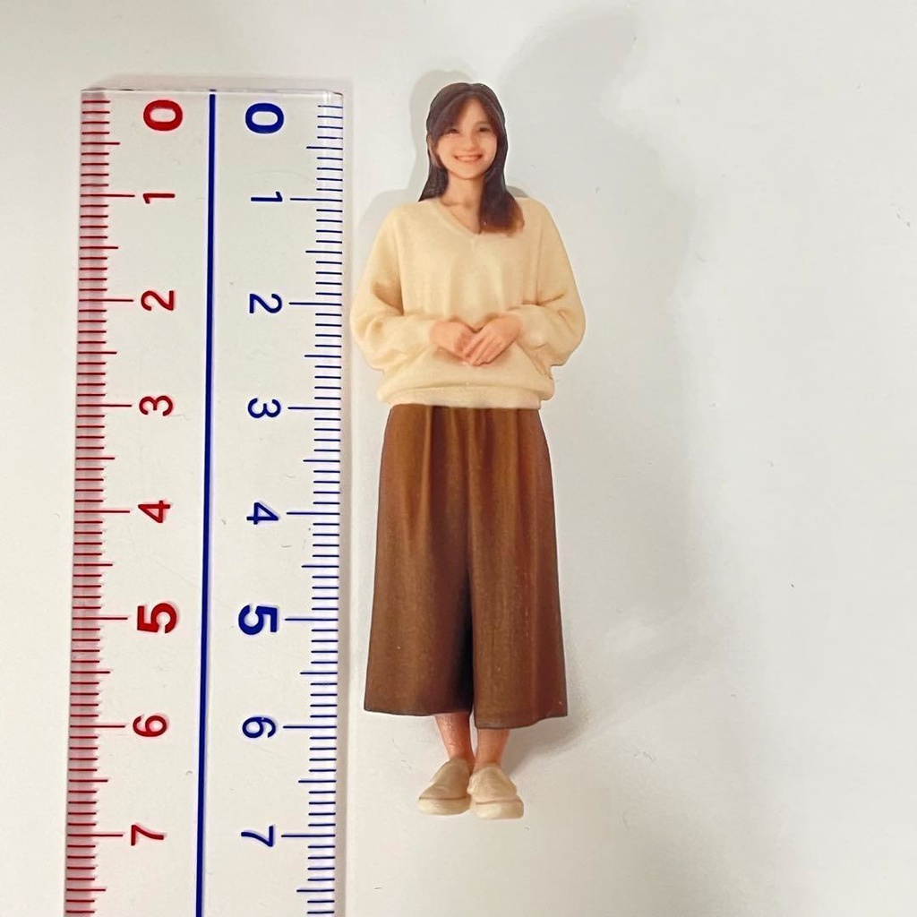 1/24 フィギュア ミニチュアイメージお姉さん リアルフィギュア 完成品 ミニチュアイメージ ミニカーに ジオラマに