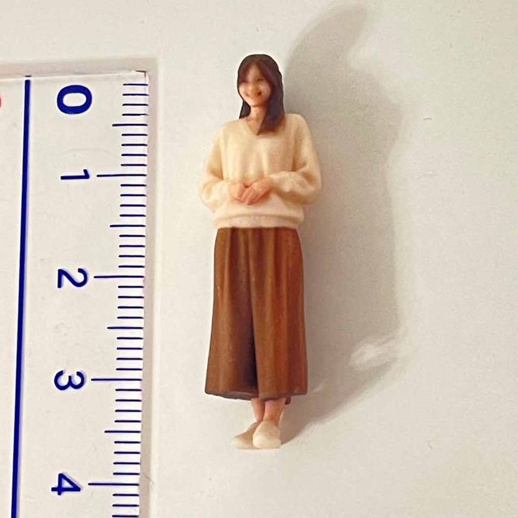 1/43 フィギュア リアルフィギュア ミニチュアイメージお姉さん 完成品 ミニチュアイメージ ミニカーに ジオラマに
