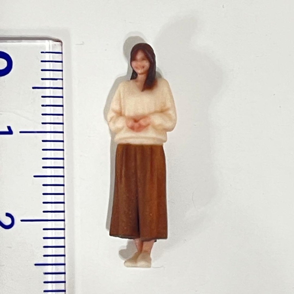 1/64 フィギュア ミニチュアイメージお姉さん リアルフィギュア 3Dフィギュア 完成品 トミカに ホットウィールに ミニカーに ジオラマに ミニチュアイメージ